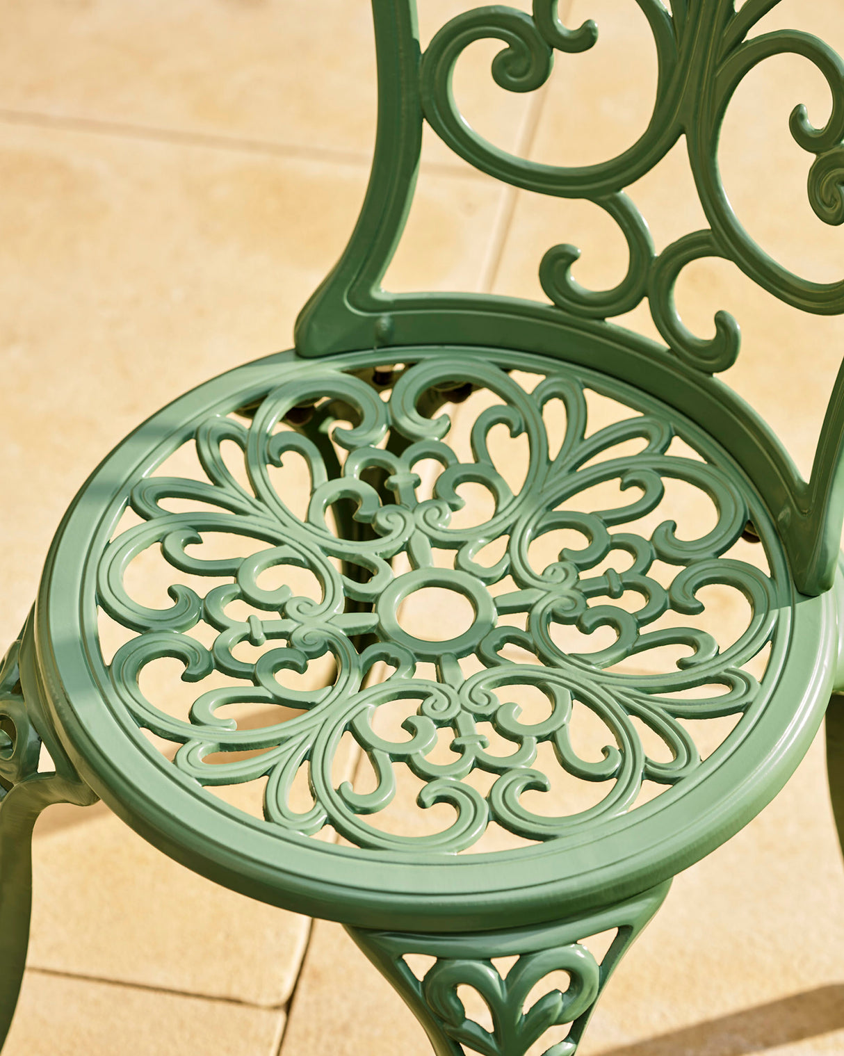 Thistle Green Watemoor Bistro Aluminium Chairs & Table Set