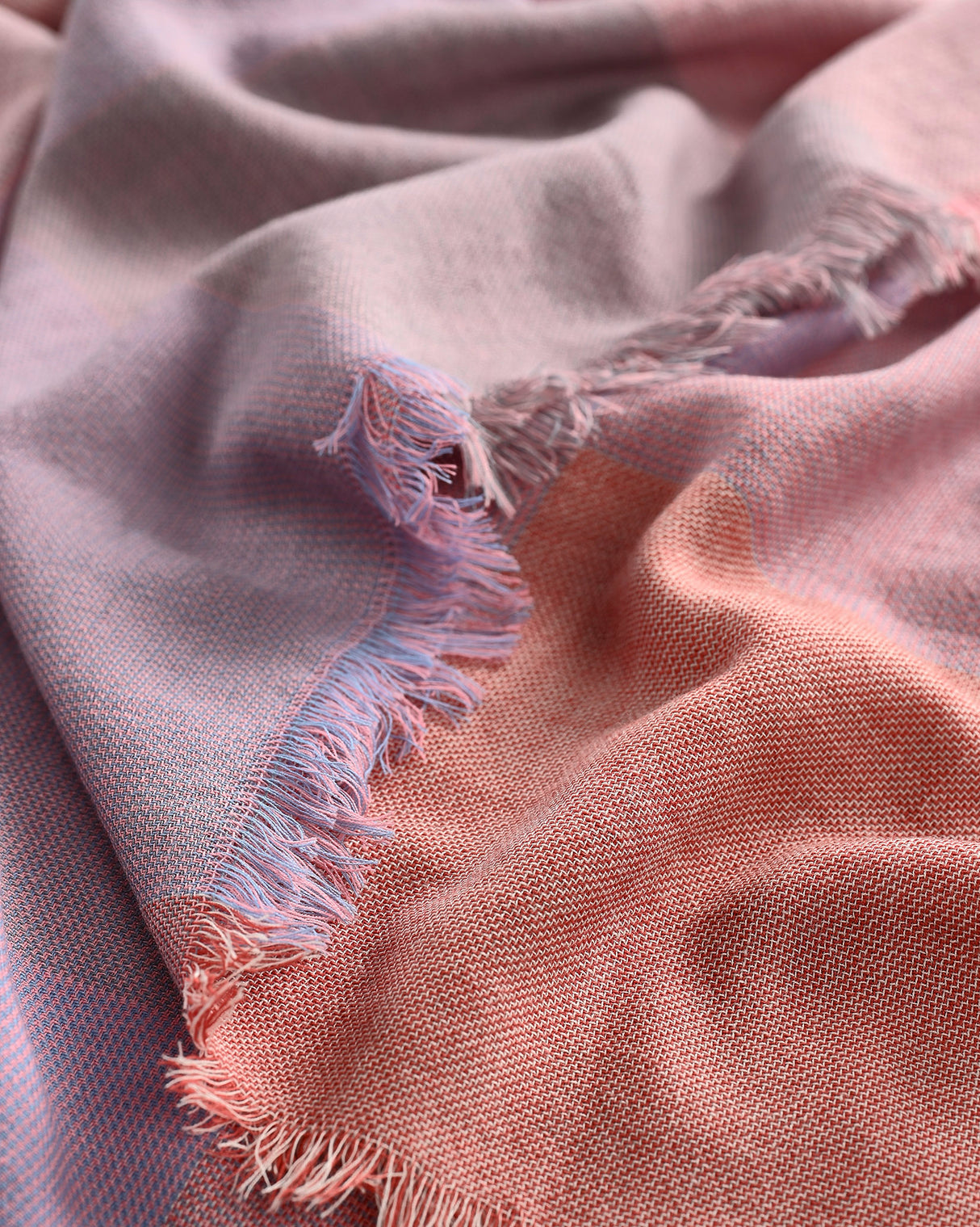 Melon Greystones Worsted Wool Wrap