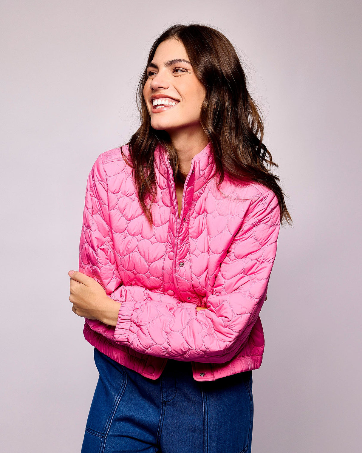 Bright-Pink-Aba-Quilted-Bomber-Jacket