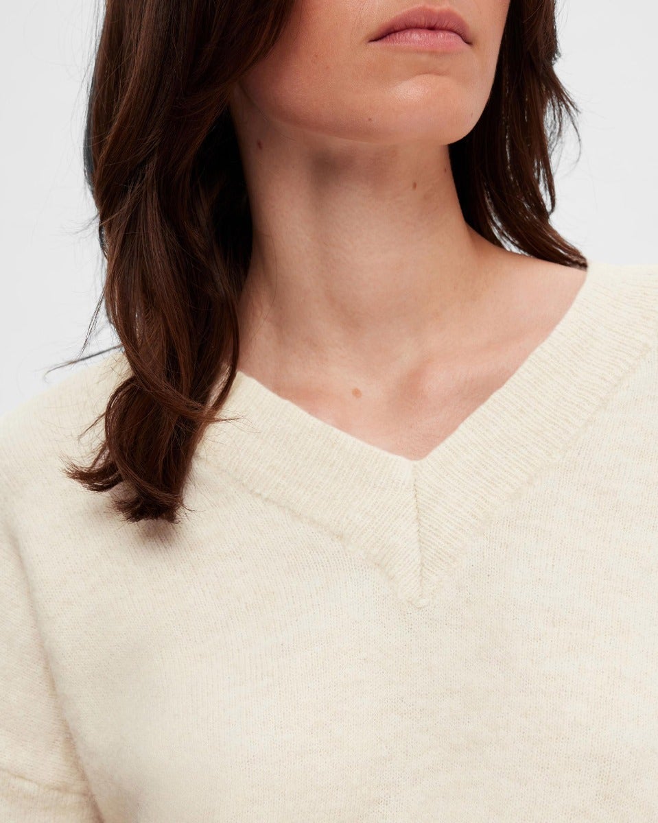 Birch Maline V-Neck Knit Jumper