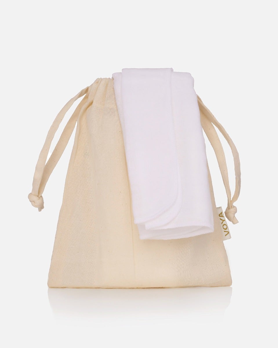 Organic Muslin Facial Cloths & Pouch