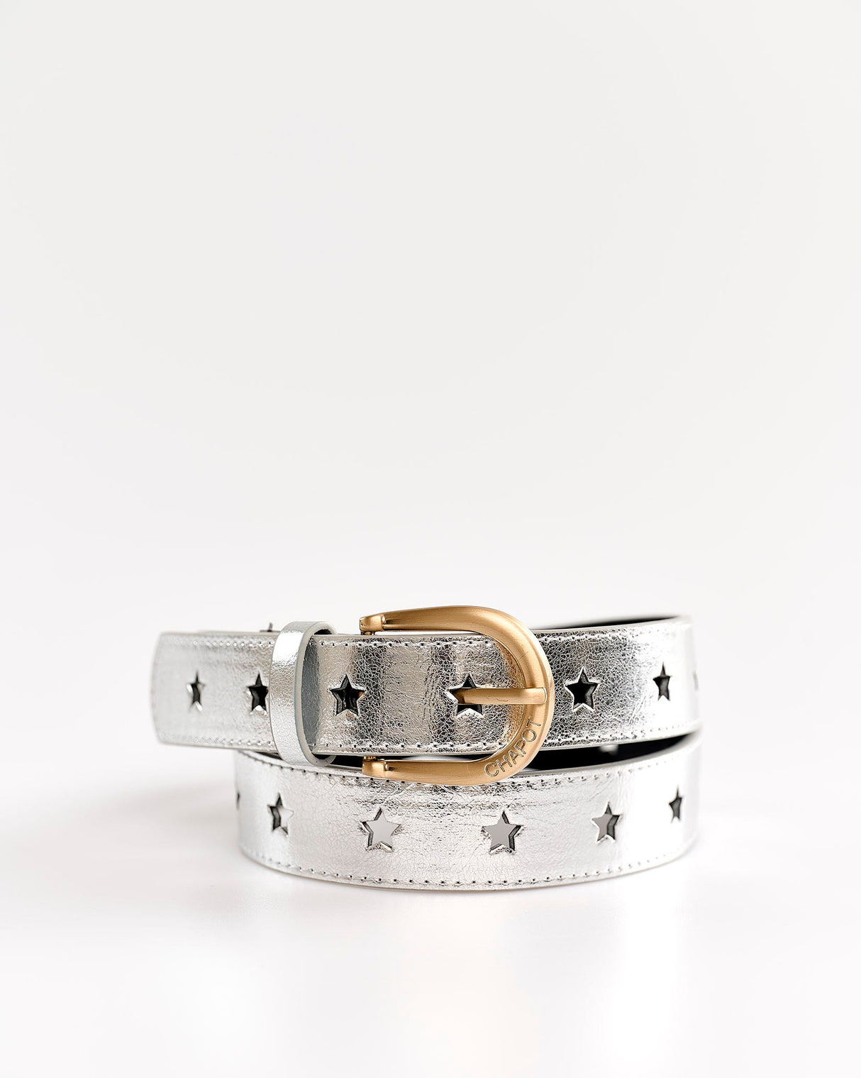Silver Cut It Out Star Belt