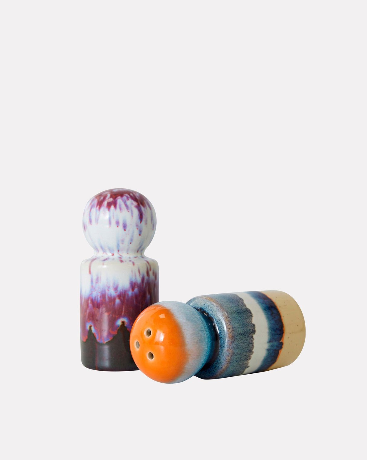 Stargaze 70s Ceramics Salt & Pepper Jars Set