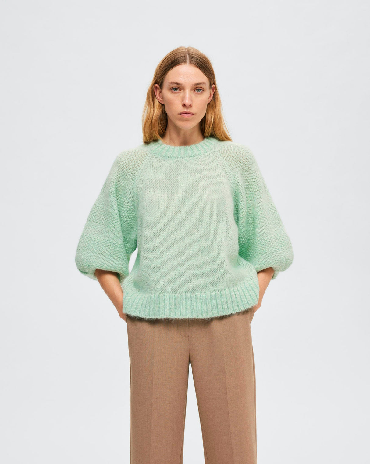 Aqua-Foam-Ouvilja-O-Neck-Knit-Jumper