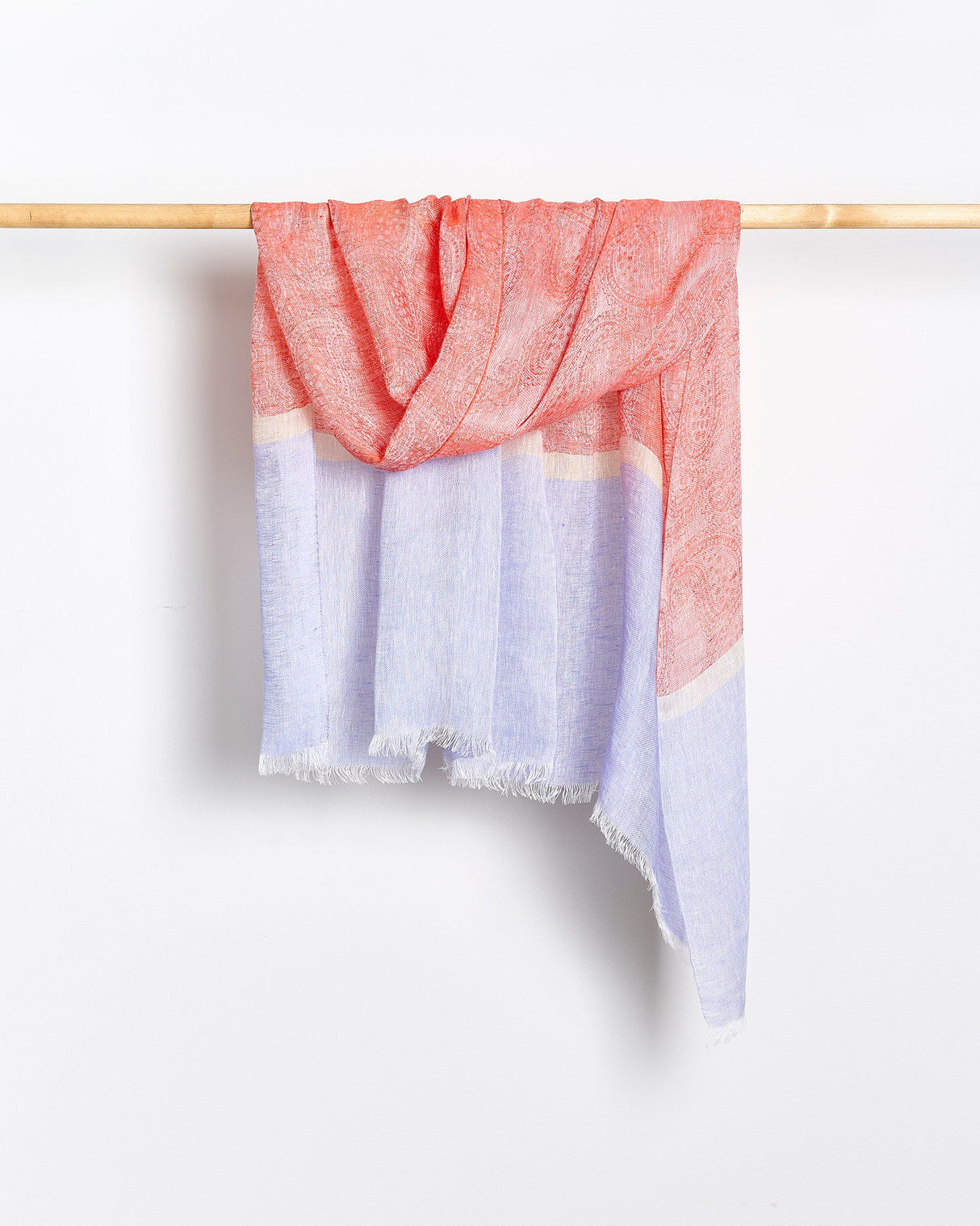 Arancio-Jacquard-Linen-Scarf