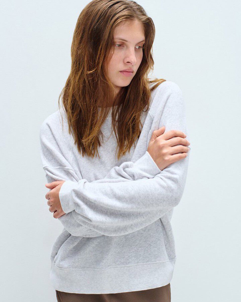 Arctic Grey Atu Boat Neck Sweatshirt