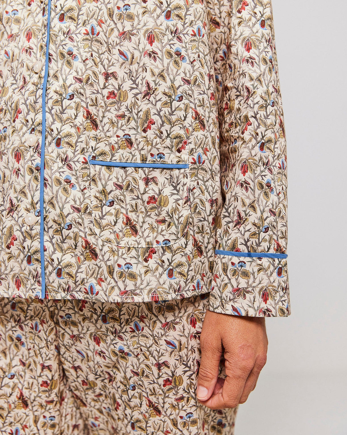 Natural Autumn Leaf Cotton Pyjama Set