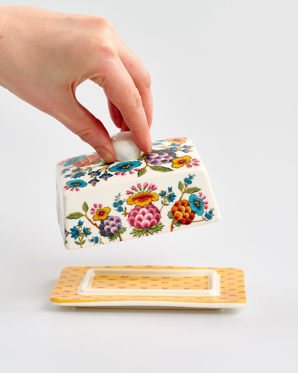 Secret Garden Butter Dish