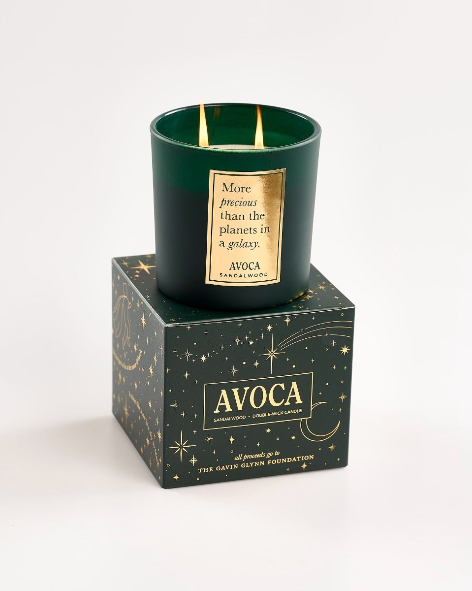 Sandalwood Double Wick Scented Candle