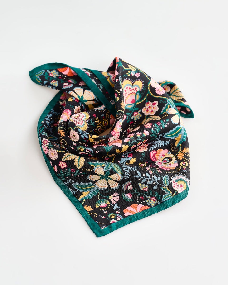 Mabelle Hall 100% Silk Scarf