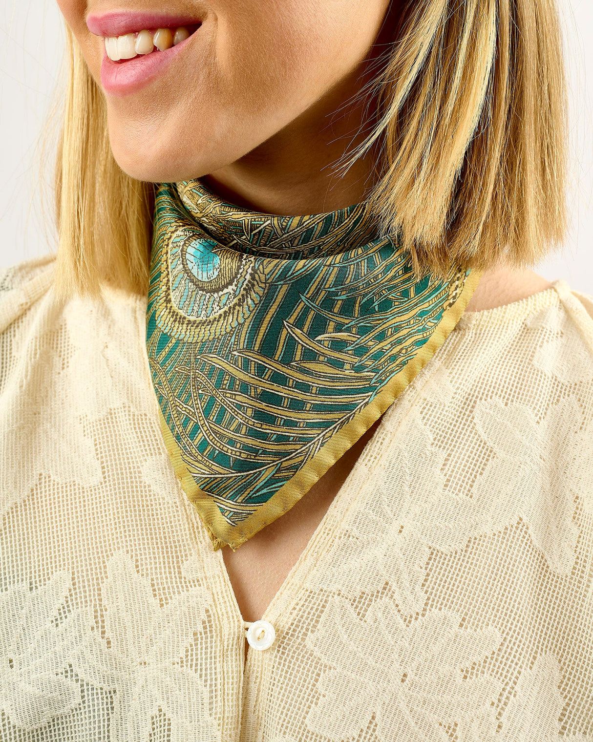 Royal Hera 100% Silk Scarf