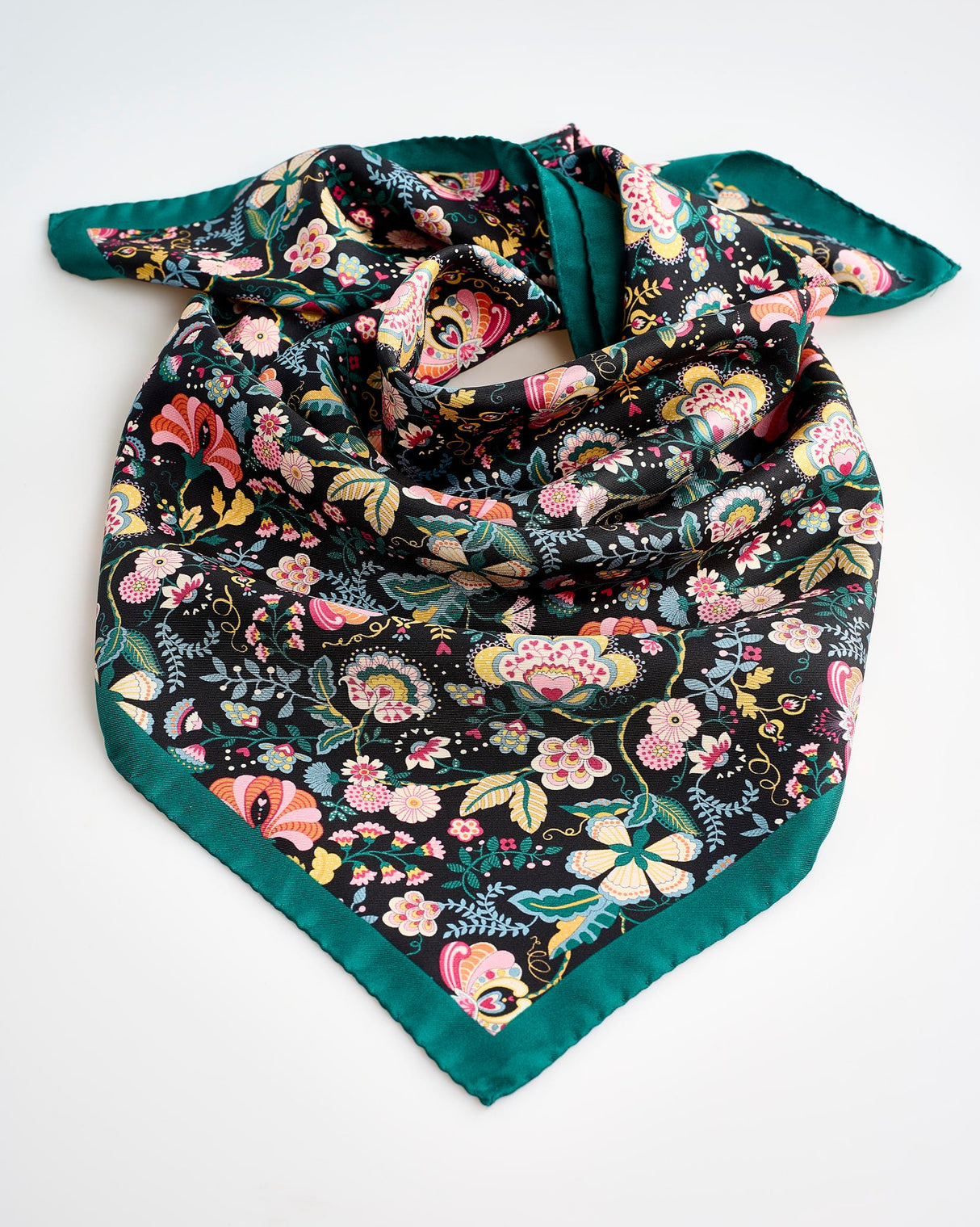 Mabelle Hall 100% Silk Scarf