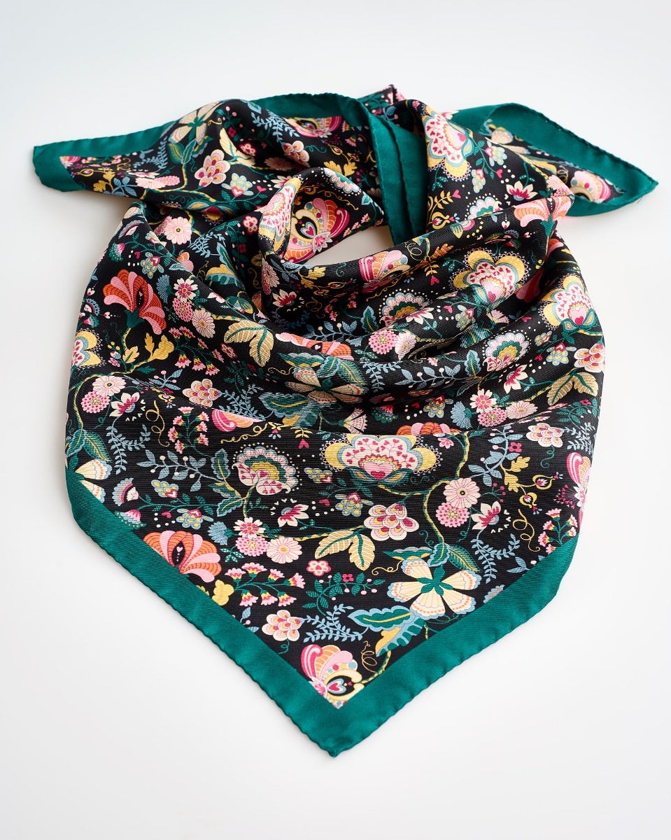 Mabelle Hall 100% Silk Scarf