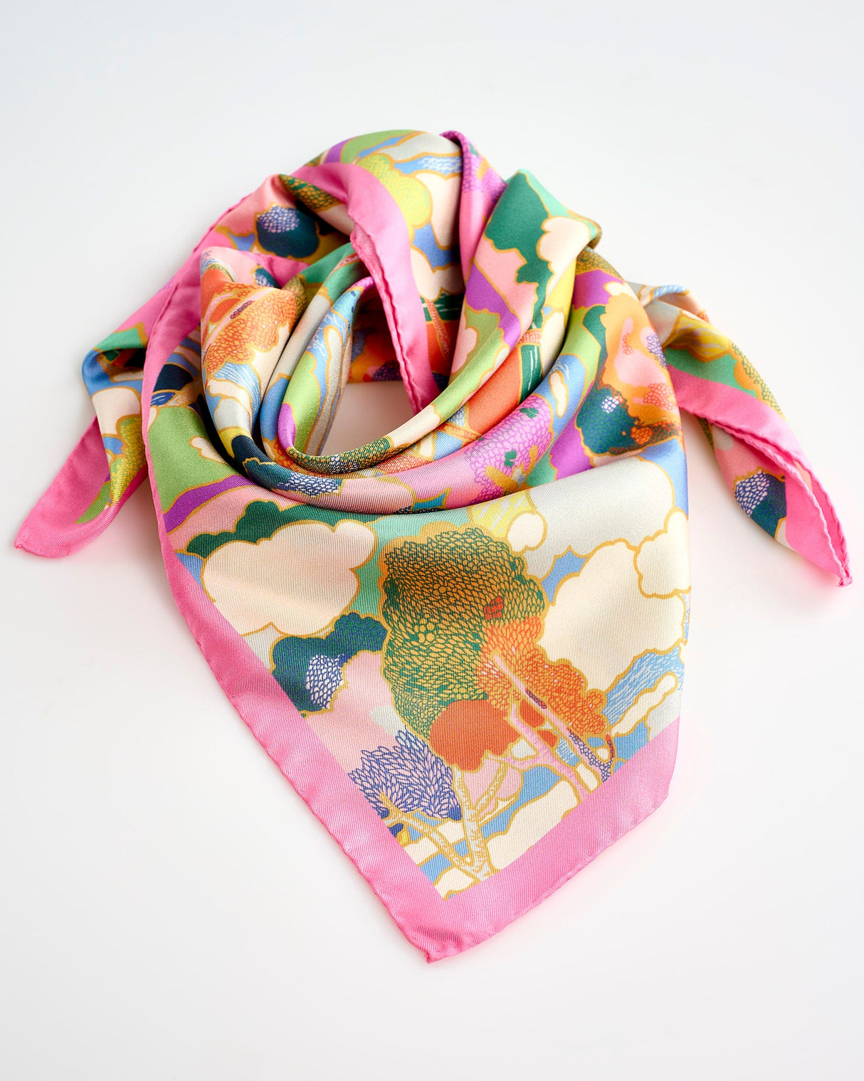 Prospect Road 100% Silk Scarf