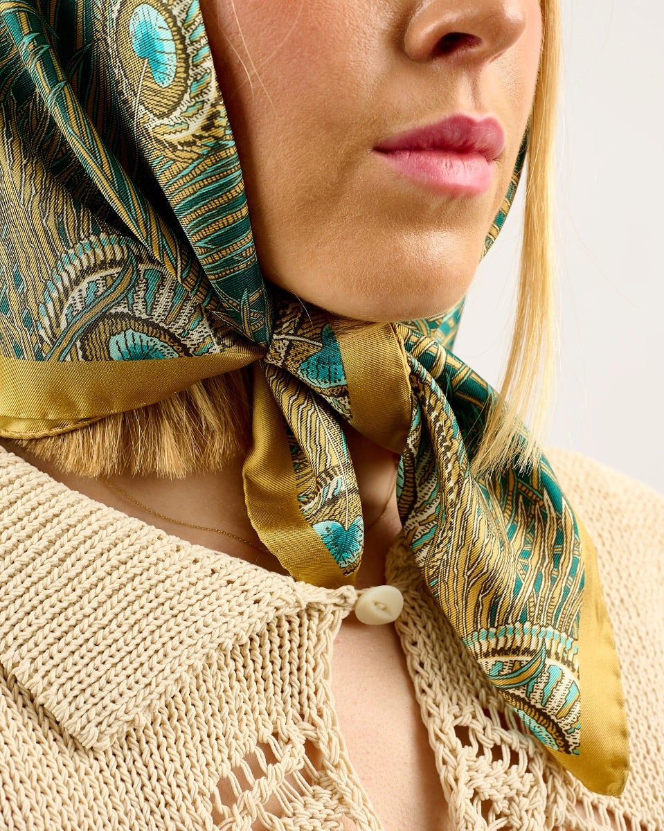 Royal Hera 100% Silk Scarf