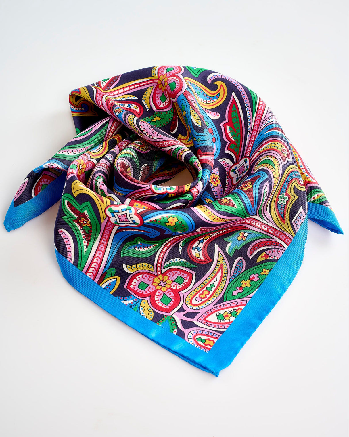 Hendrix Paisley 100% Silk Scarf