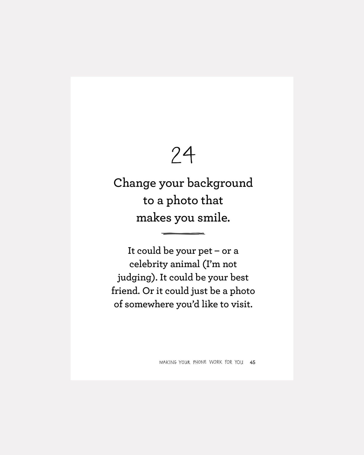 101 Tiny Changes To Brighten Your Day