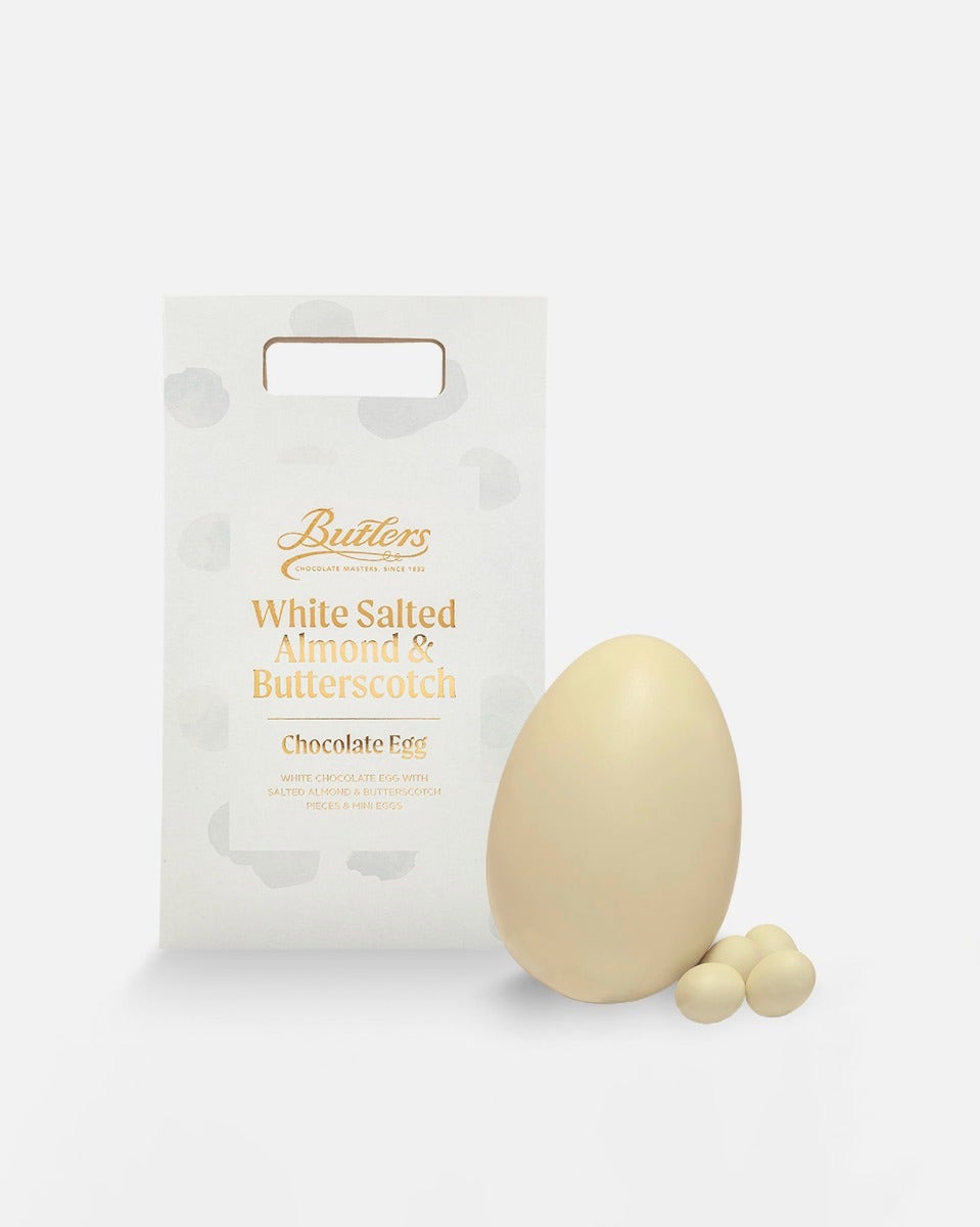Butlers Salted Almond Butterscotch White Chocolate Egg & Mini Eggs