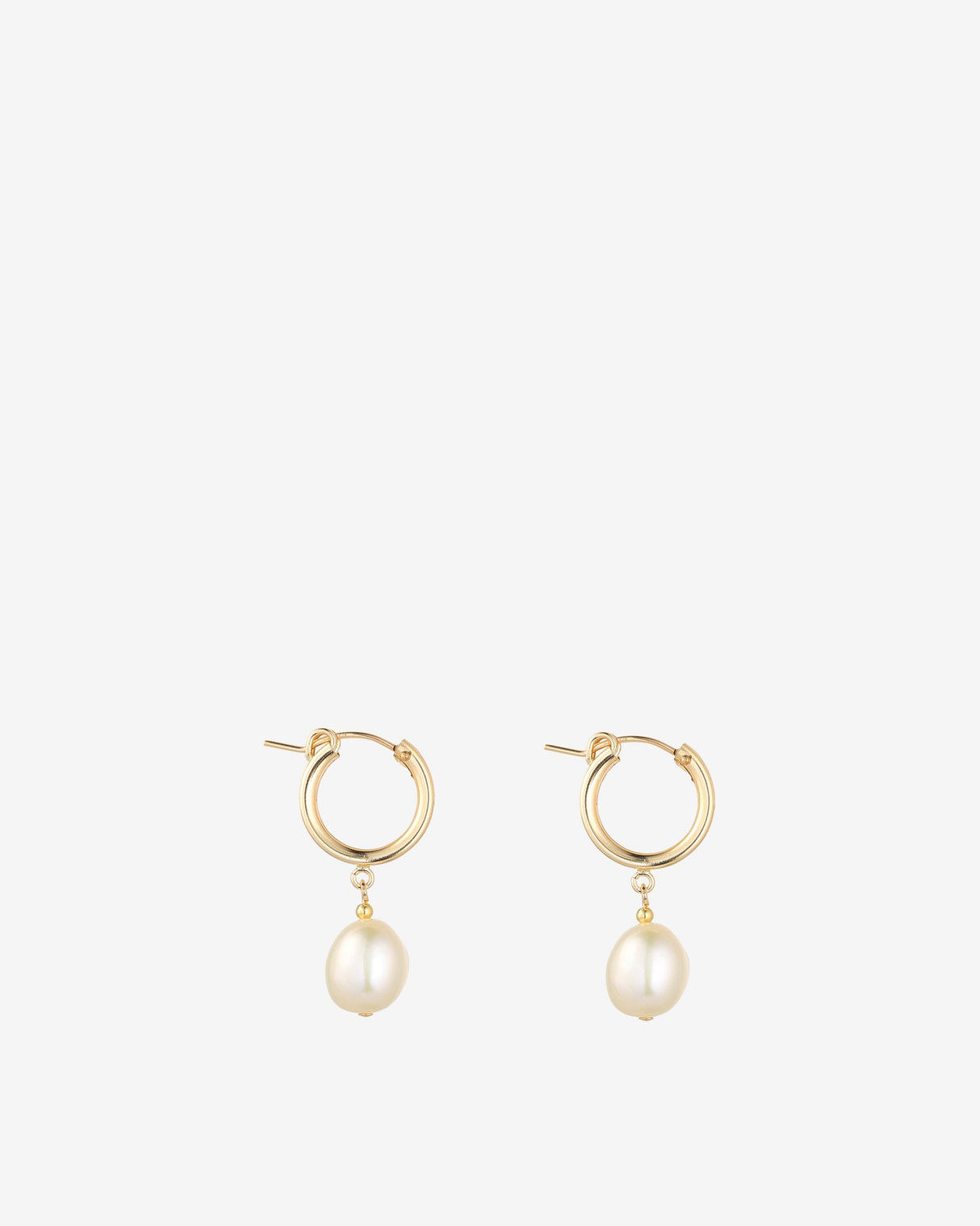 Baroque-Pearl-Gold-Filled-Clip-Hoop-Earrings