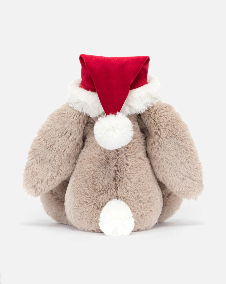 Beige Bashful Christmas Bunny