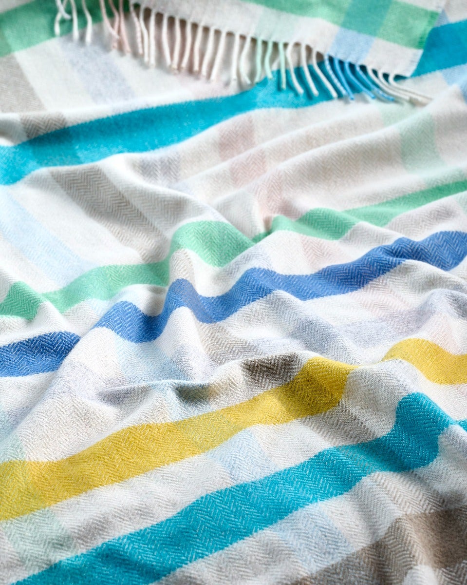 Under The Sea Cashmere Blend Baby Blanket