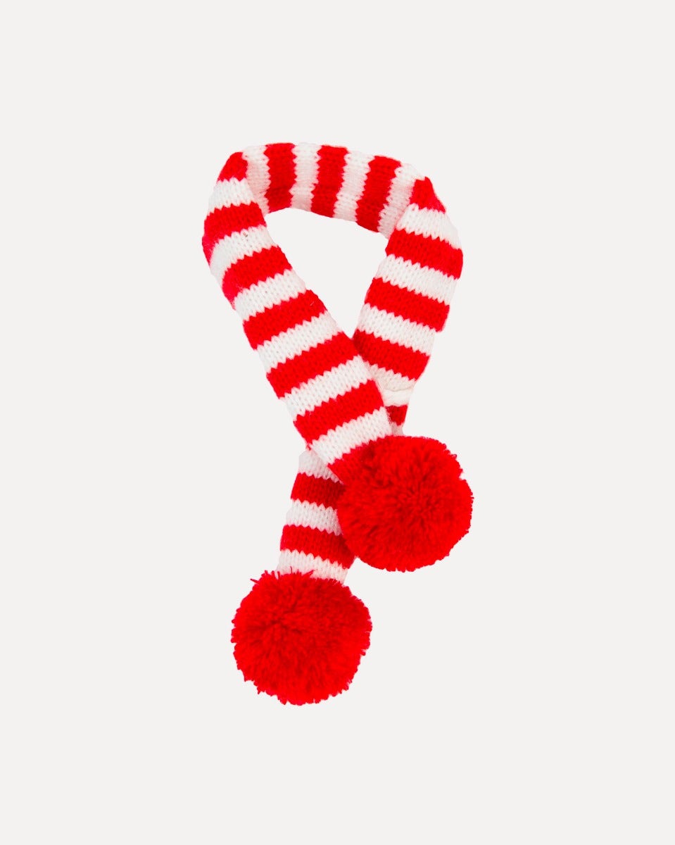 Top Dog Novelty Festive Striped Scarf