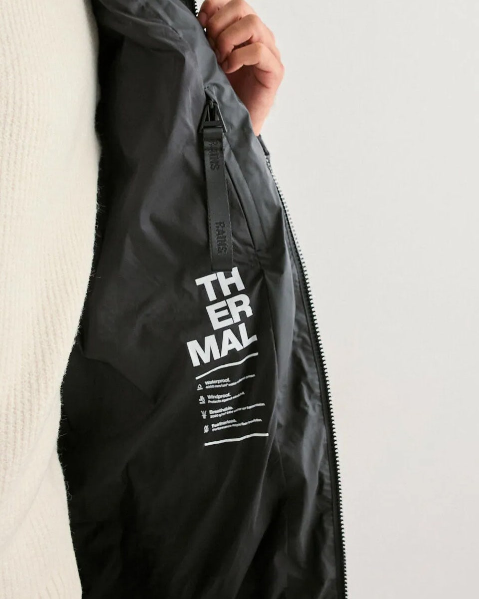 Black Alta Long Puffer Jacket