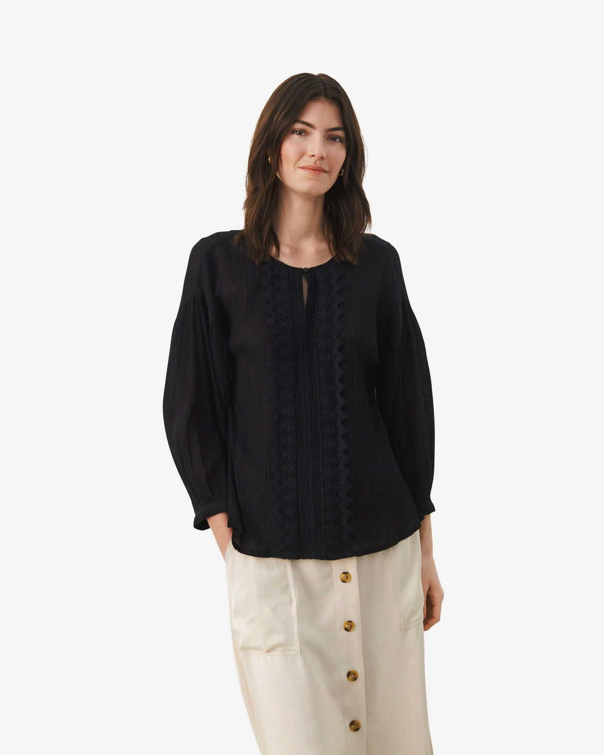 Black Bendine Shirt
