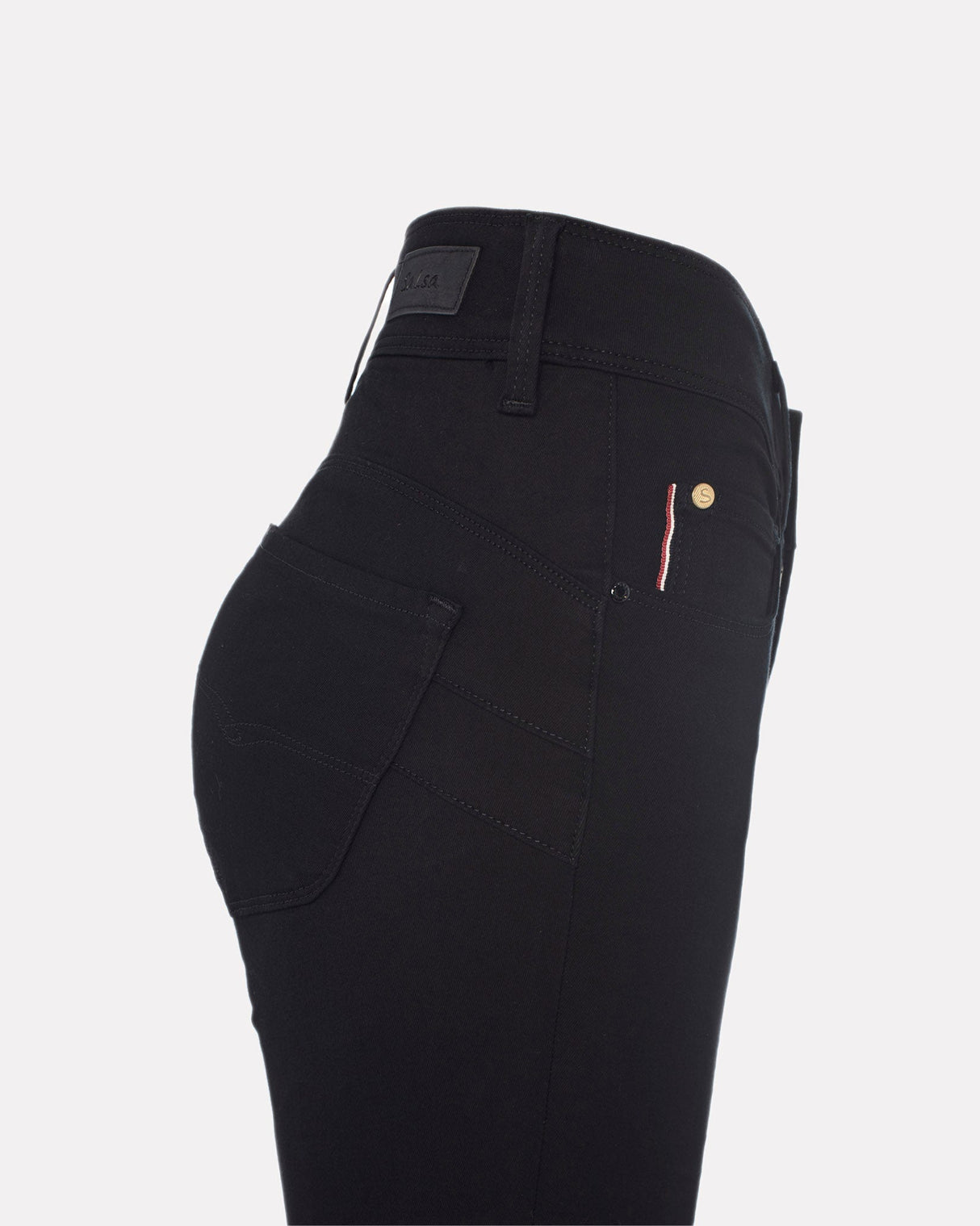Black Push In Secret Slim Jeans