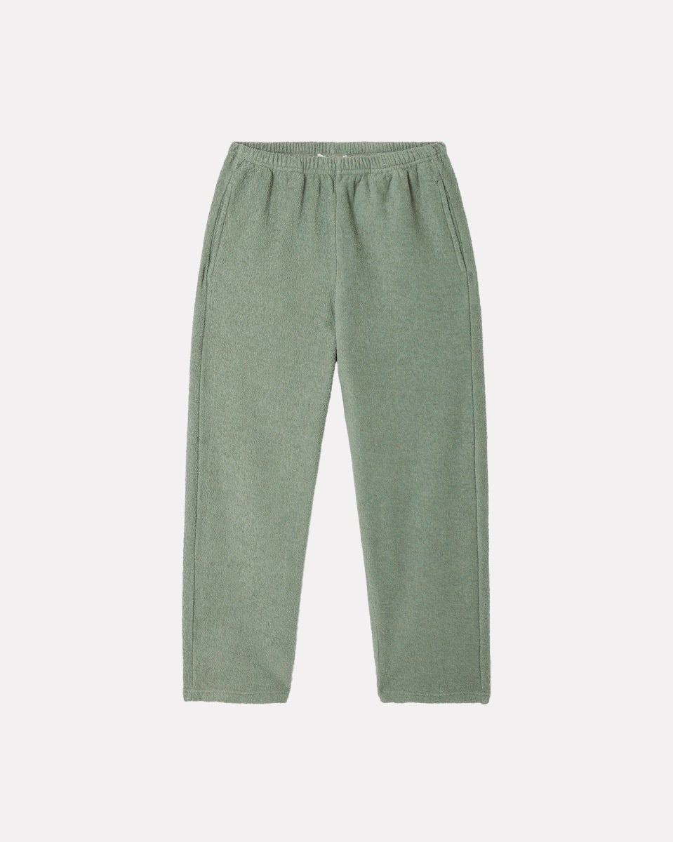 Clay Green Boby Textured Joggers
