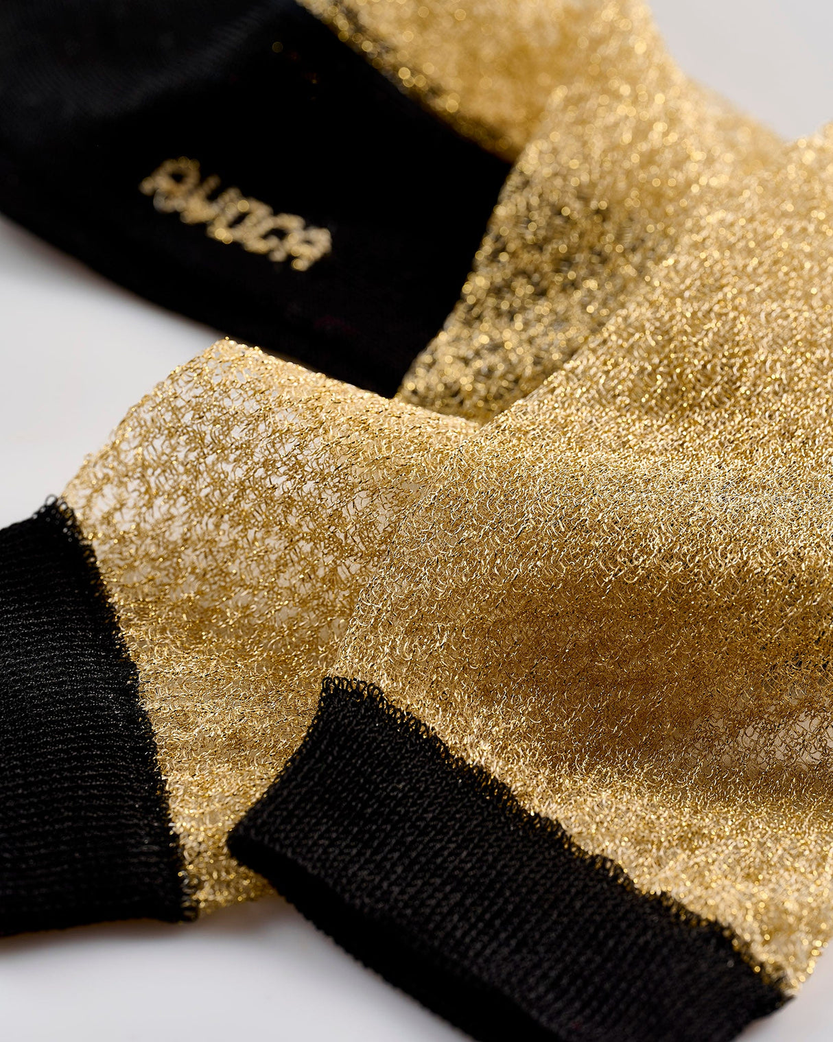 Black-Gold-Day-Dream-Ankle-Socks