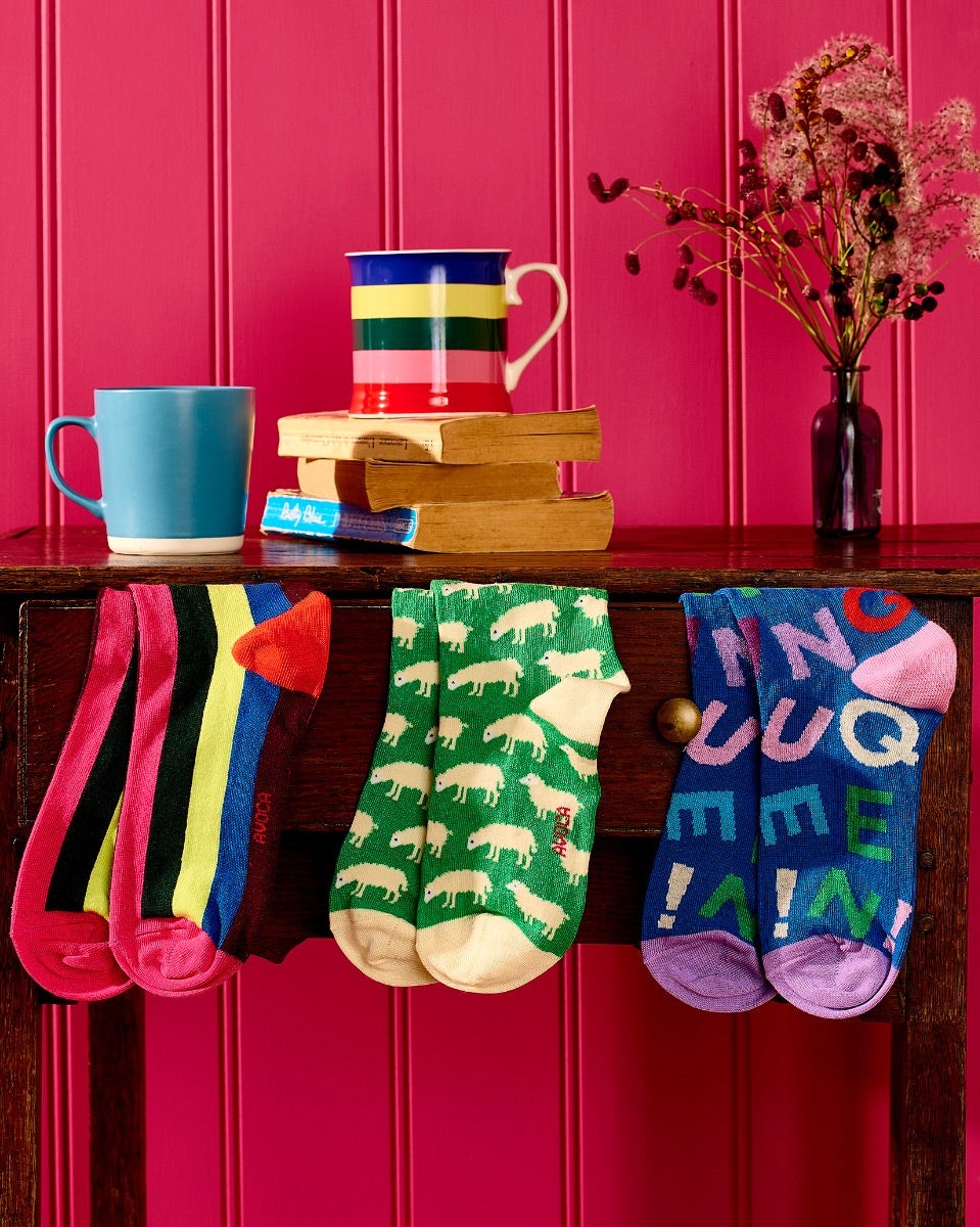 Beach Stripes Ankle Socks