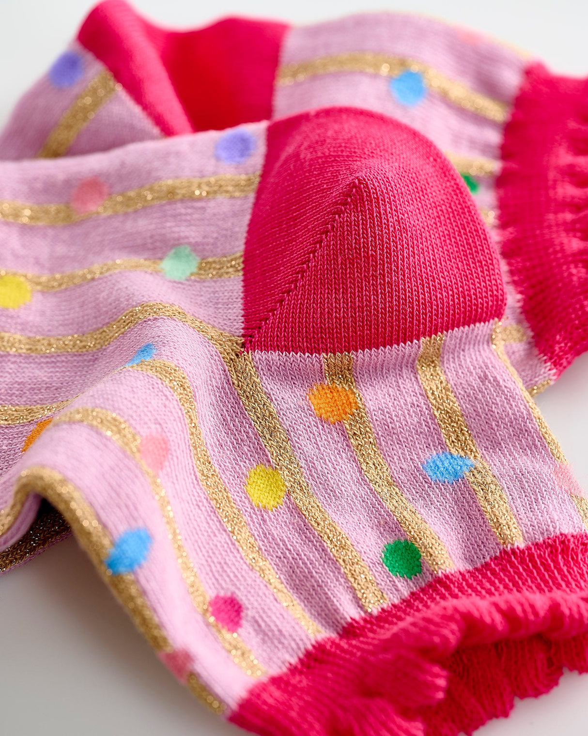 Multi-Spot-Anklet-Socks
