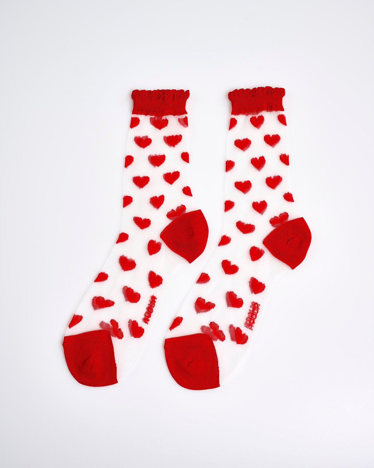 Sheer-Red-Heart-Ankle-Socks