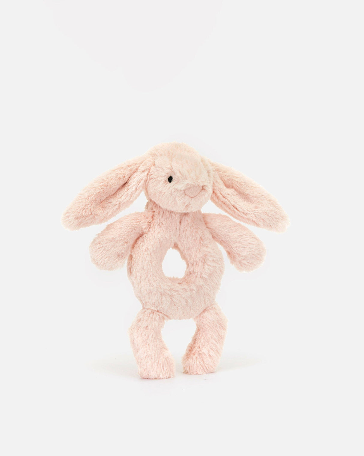 Pink Bashful Bunny Ring Rattle