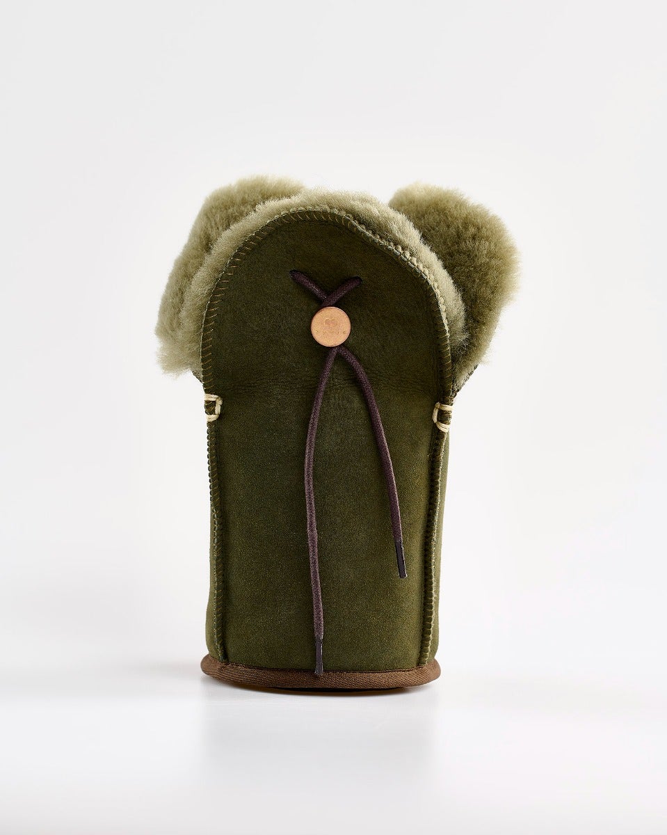 Khaki Suede Champage & Wine Cooler