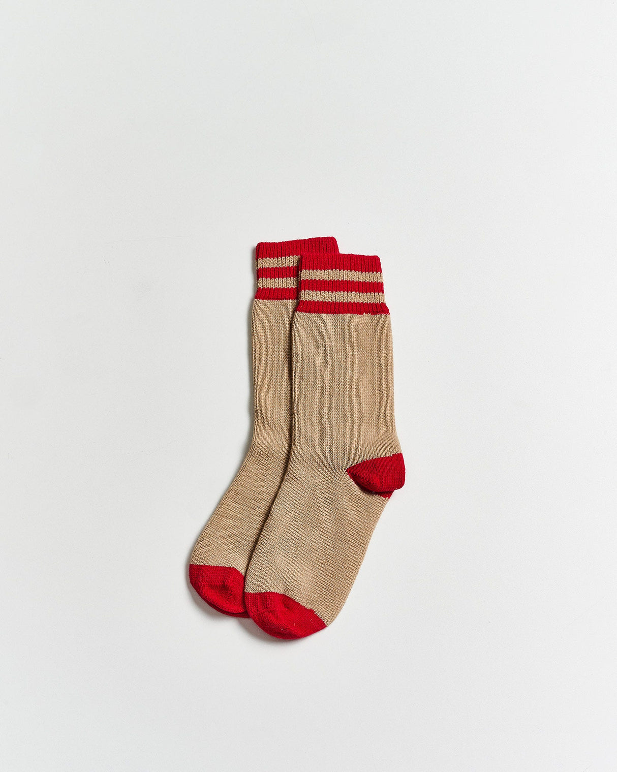 Camel-_-Red-Cashmere-Blend-Women_s-Socks