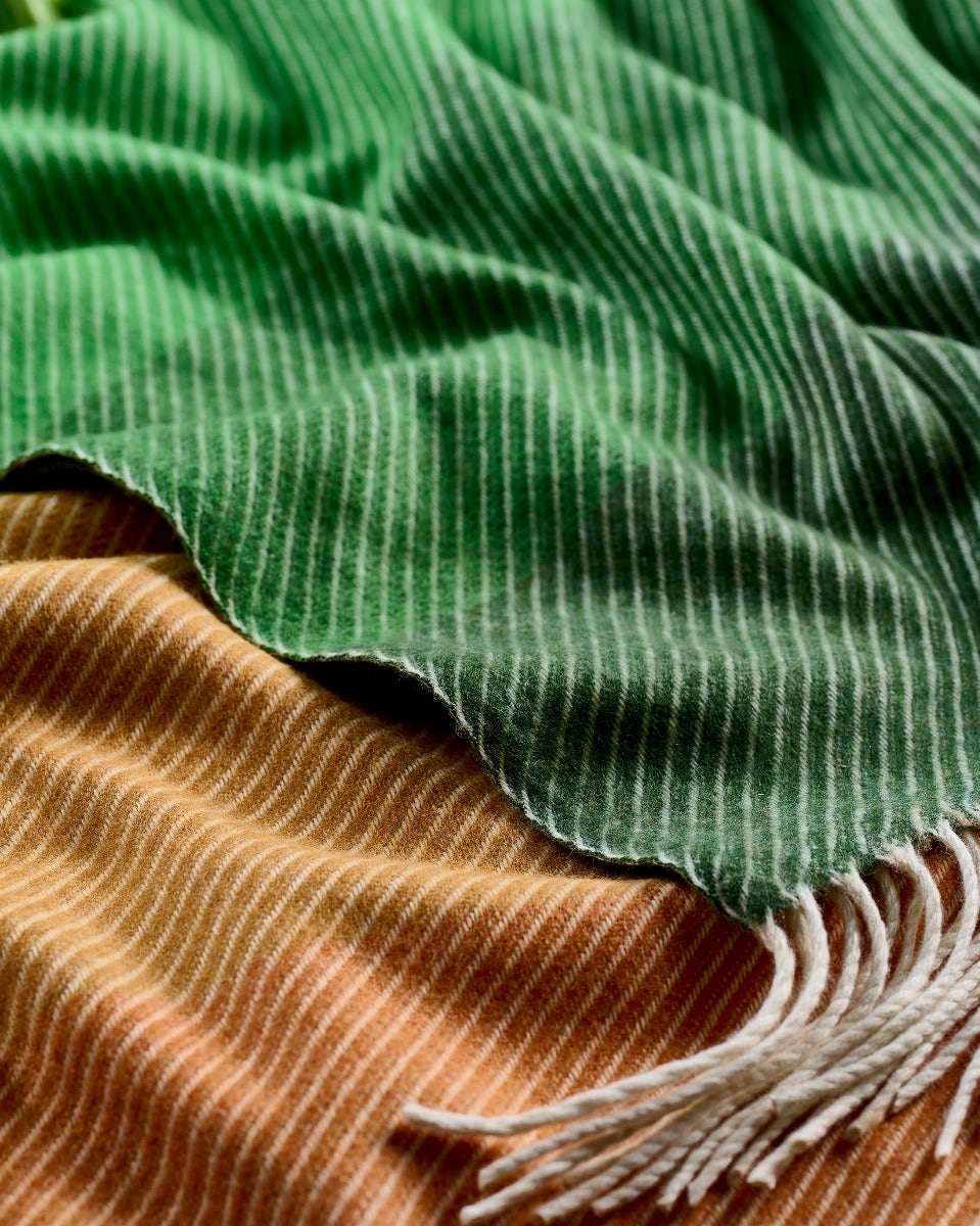 Ombre Tricolour Cashmere Blend Throw
