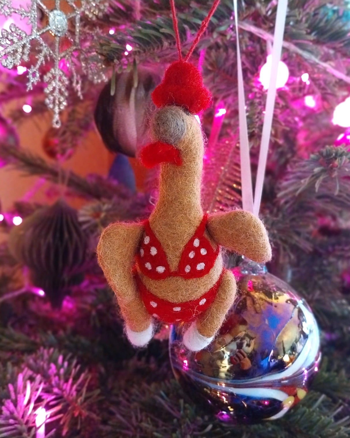 Handmade-Felt-Sizzlin-Turkey-Tree-Decoration