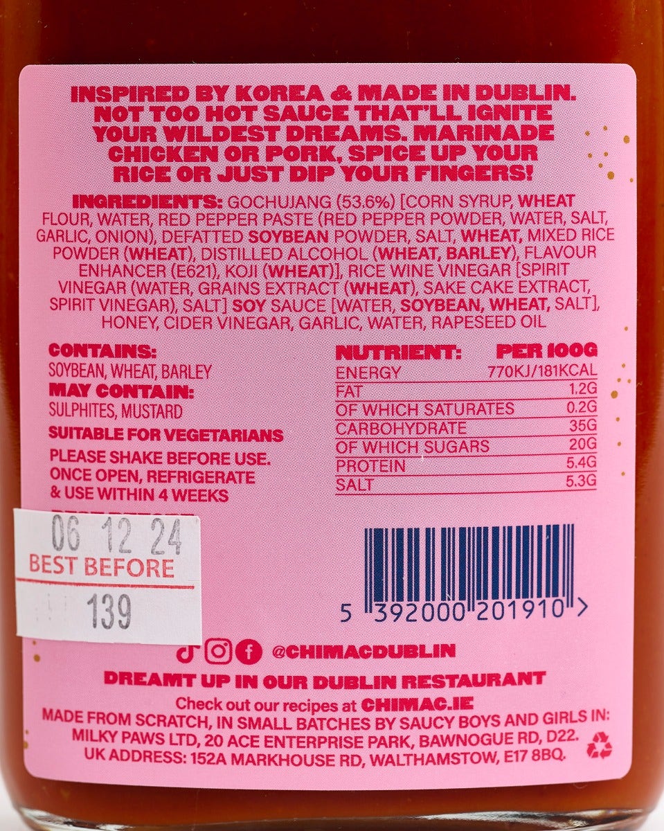 Chimac Korean Hot Sauce