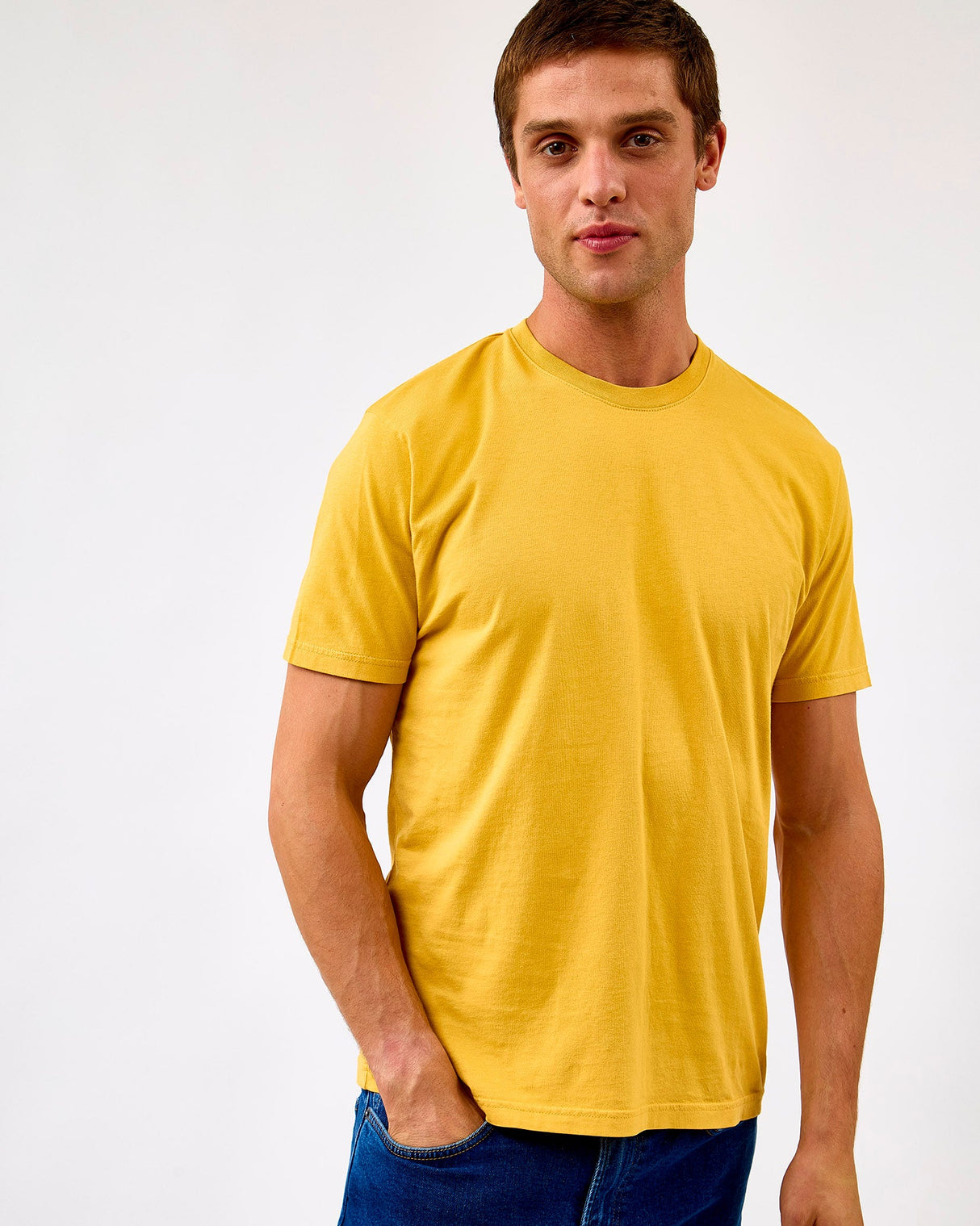 Burned-Yellow-Classic-T-Shirt