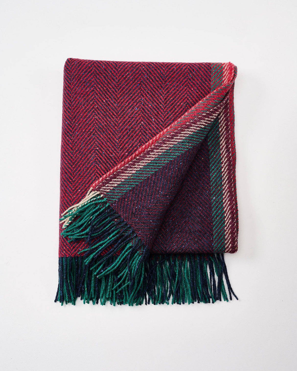 Contemporary Mohair Tweed Throw