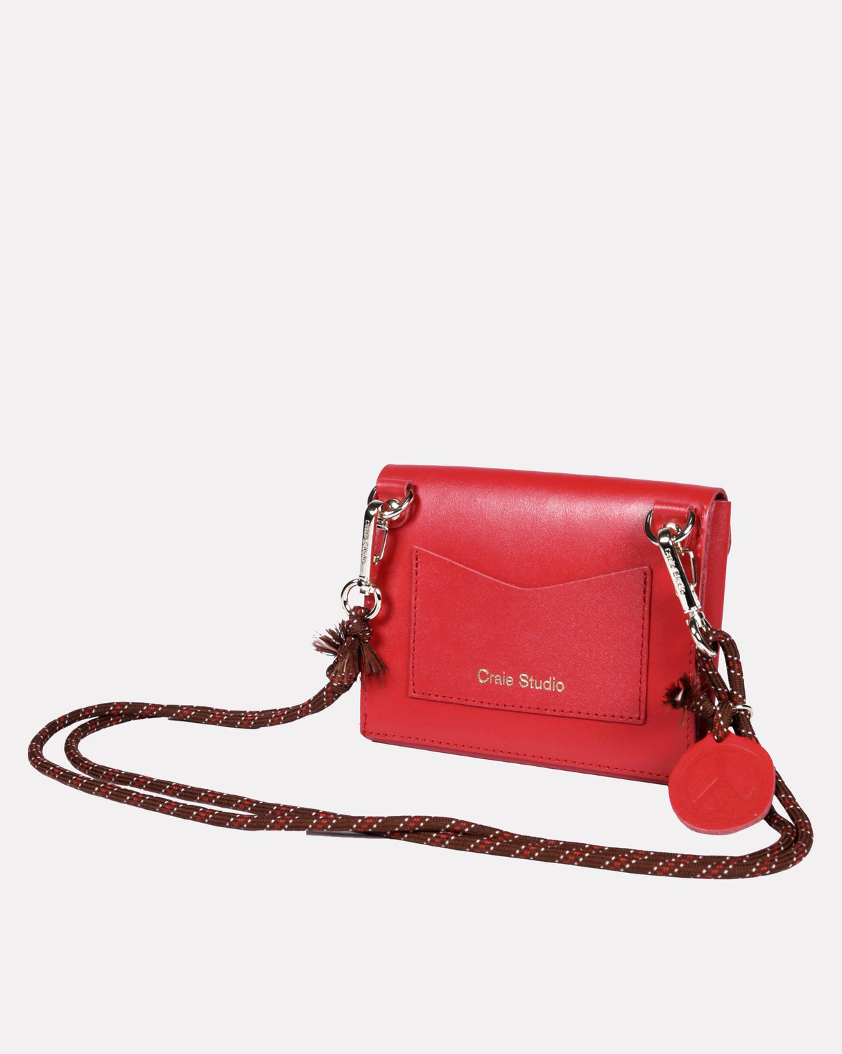 Lips-Red-Pochi-Calf-Leather-Bag