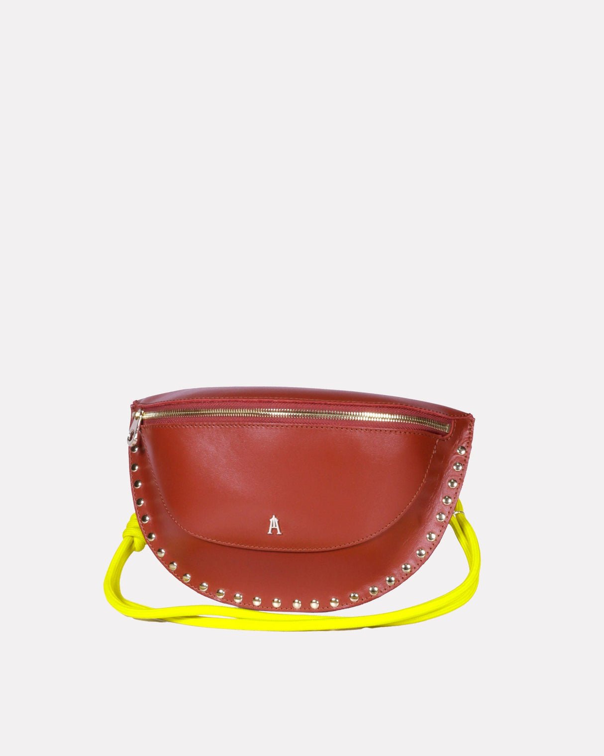Brown-Yellow-Leather-Smile-Bag