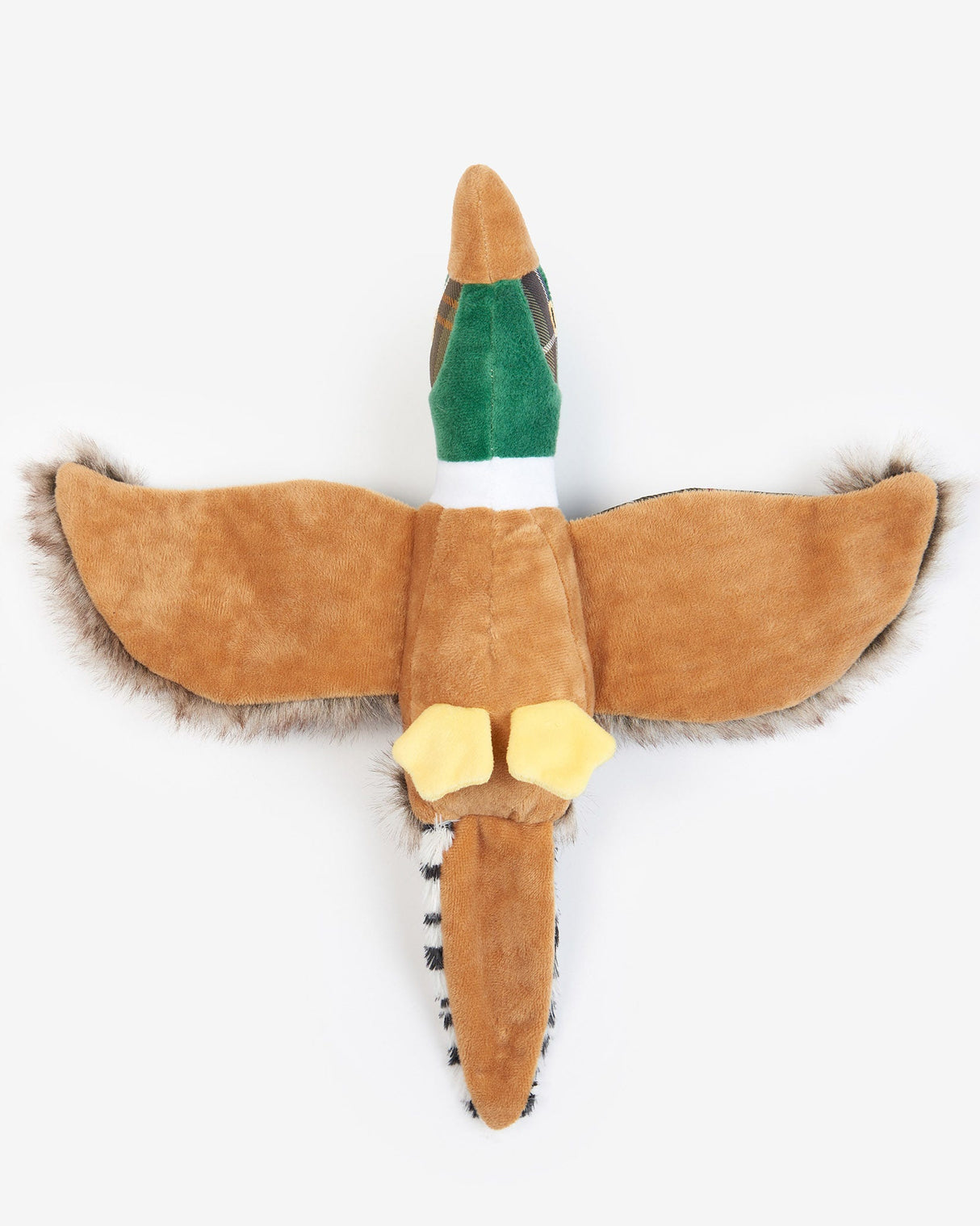 Classic Tartan Barbour Pheasant Dog Toy