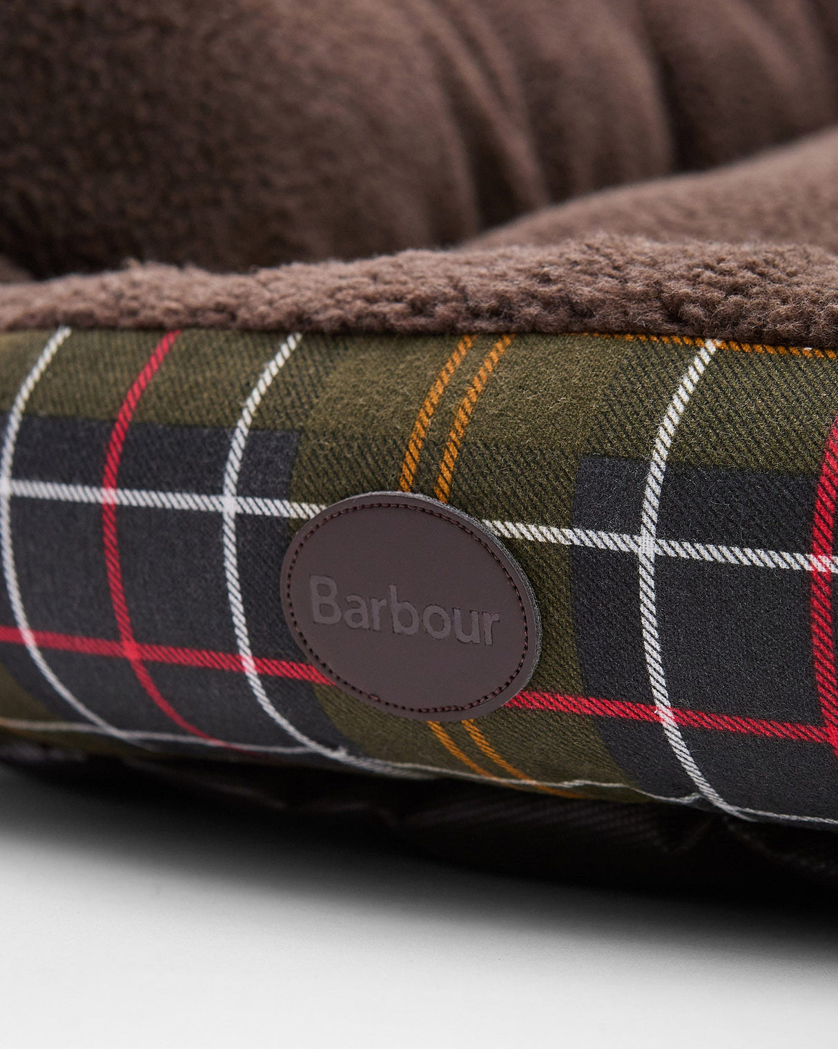 Classic Tartan Barbour Round Dog Bed