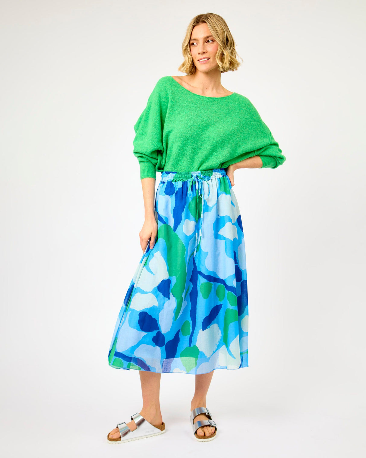 Green Heather Damsville Pullover