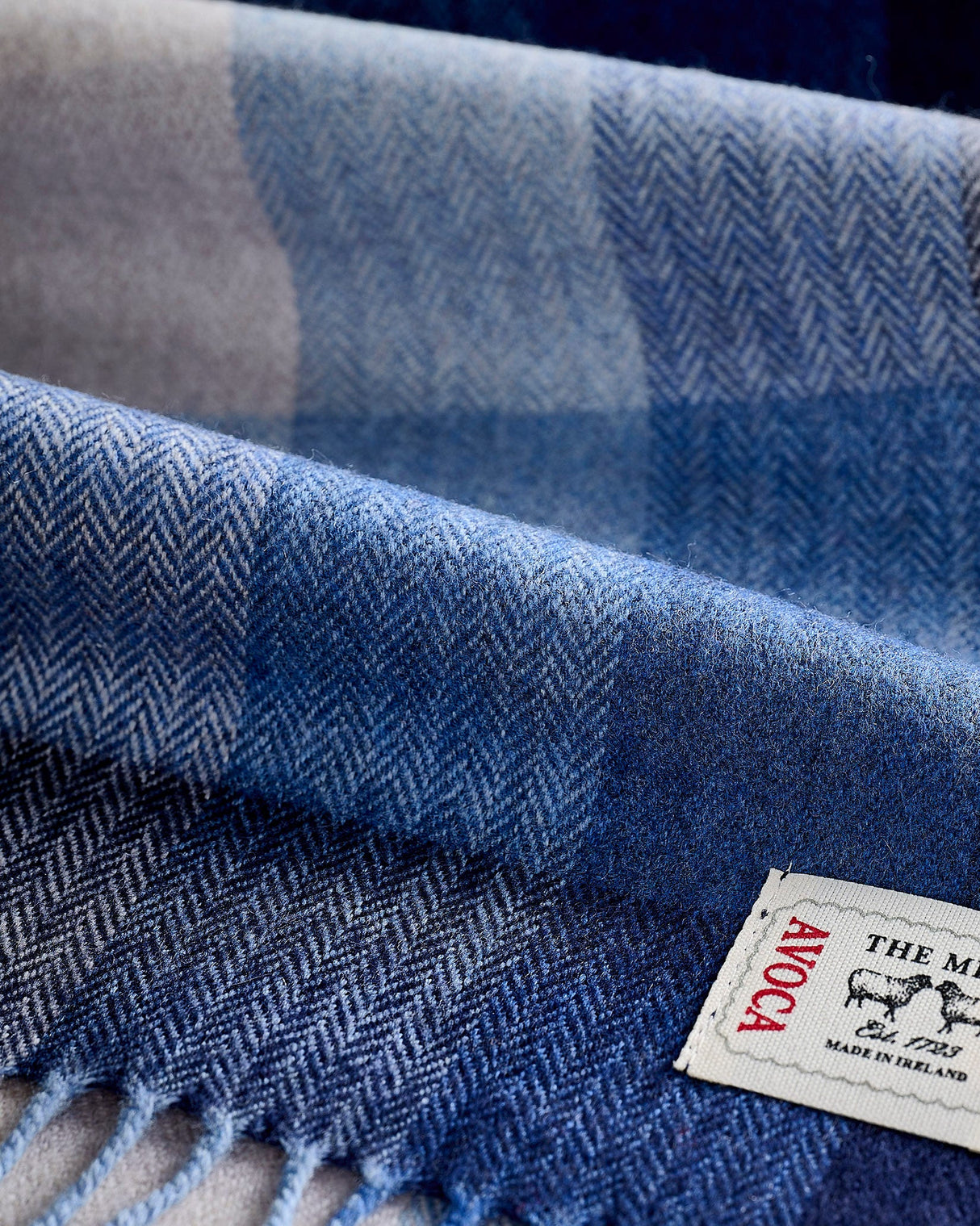 Denim Merino Scarf