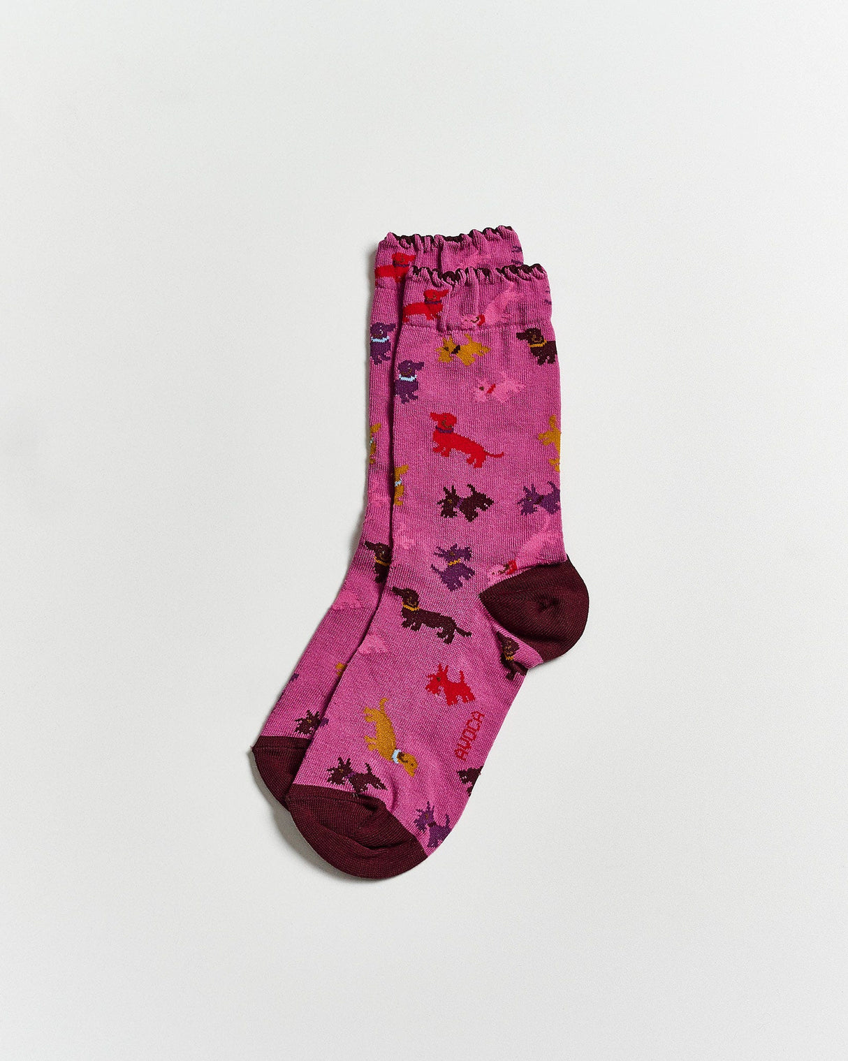 Dog-Print-Ankle-Socks