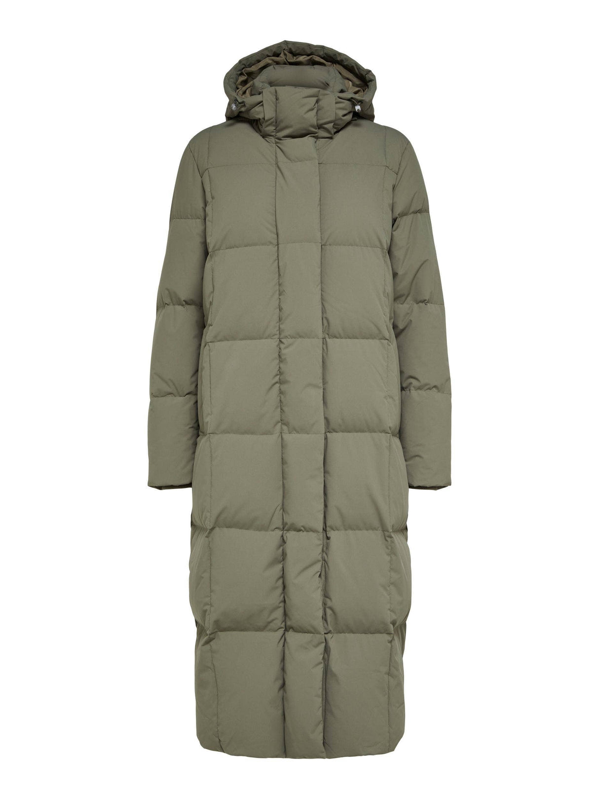 Dusky Green Nita Recycled Down Coat